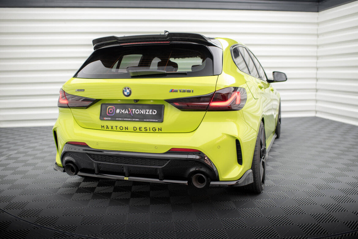 Diffusor Flaps V.1 passend für BMW 1er M-Paket / M135i F40 schwarz Hochglanz