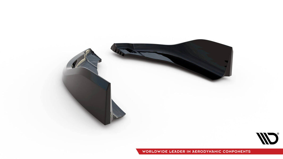 Diffusor Flaps V.1 passend für BMW 1er M-Paket / M135i F40 schwarz Hochglanz