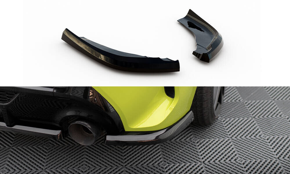 Diffusor Flaps V.1 passend für BMW 1er M-Paket / M135i F40 schwarz Hochglanz