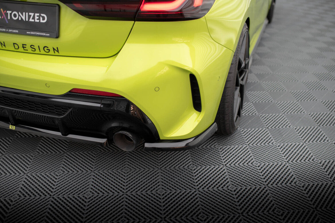 Diffusor Flaps V.1 passend für BMW 1er M-Paket / M135i F40 schwarz Hochglanz