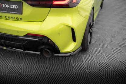 Diffusor Flaps V.1 passend für BMW 1er M-Paket / M135i F40 schwarz Hochglanz
