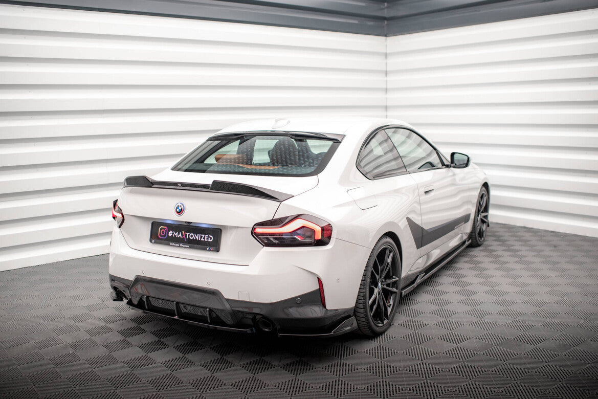 Diffusor Flaps V.1 passend für BMW 2 Coupe M-Paket G42 schwarz Hochglanz
