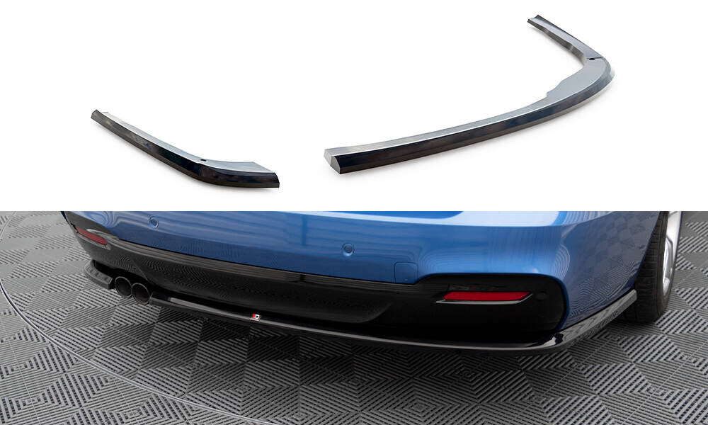 Diffusor Flaps V.1 passend für BMW 3er GT M-Paket F34 schwarz Hochglanz