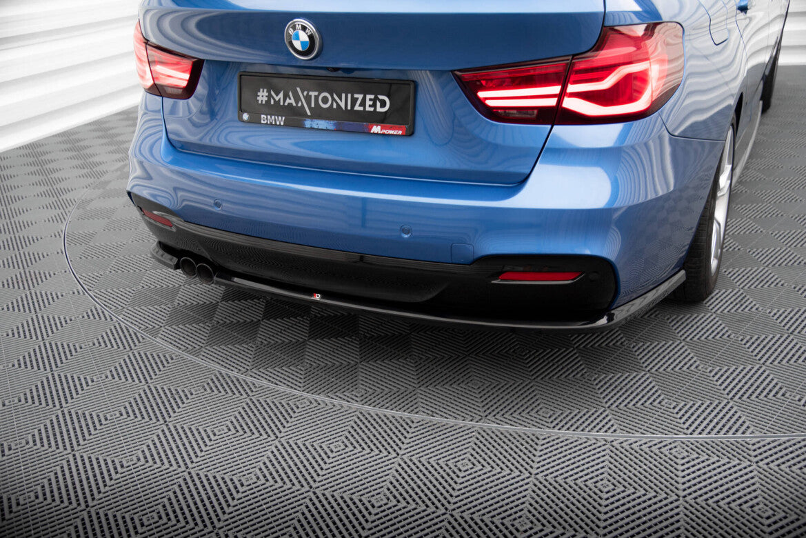 Diffusor Flaps V.1 passend für BMW 3er GT M-Paket F34 schwarz Hochglanz