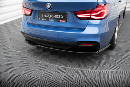Diffusor Flaps V.1 passend für BMW 3er GT M-Paket F34 schwarz Hochglanz
