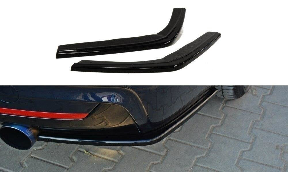 Diffusor Flaps V.1 passend für BMW 4er F32 M Paket schwarz Hochglanz