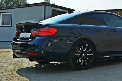 Diffusor Flaps V.1 passend für BMW 4er F32 M Paket schwarz Hochglanz