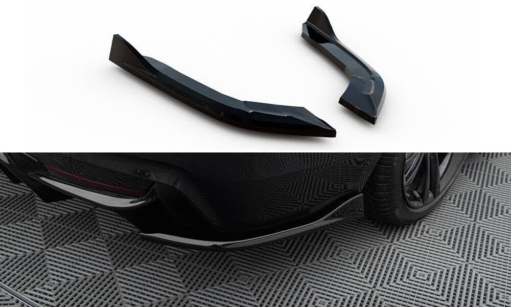 Diffusor Flaps V.1 passend für BMW 4er Gran Coupe M-Paket F36 schwarz Hochglanz