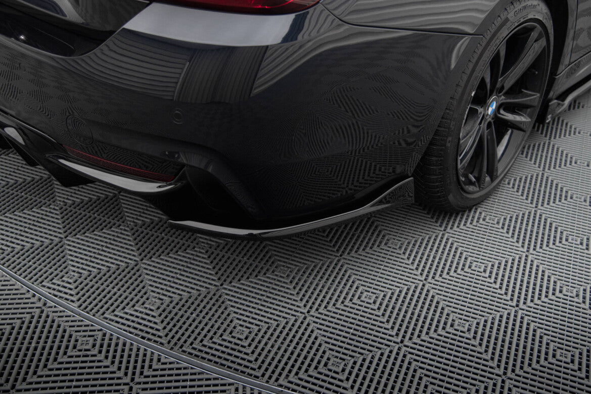Diffusor Flaps V.1 passend für BMW 4er Gran Coupe M-Paket F36 schwarz Hochglanz