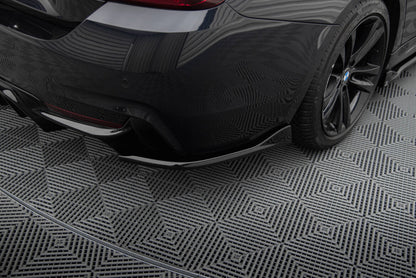 Diffusor Flaps V.1 passend für BMW 4er Gran Coupe M-Paket F36 schwarz Hochglanz