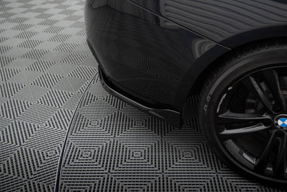 Diffusor Flaps V.1 passend für BMW 4er Gran Coupe M-Paket F36 schwarz Hochglanz
