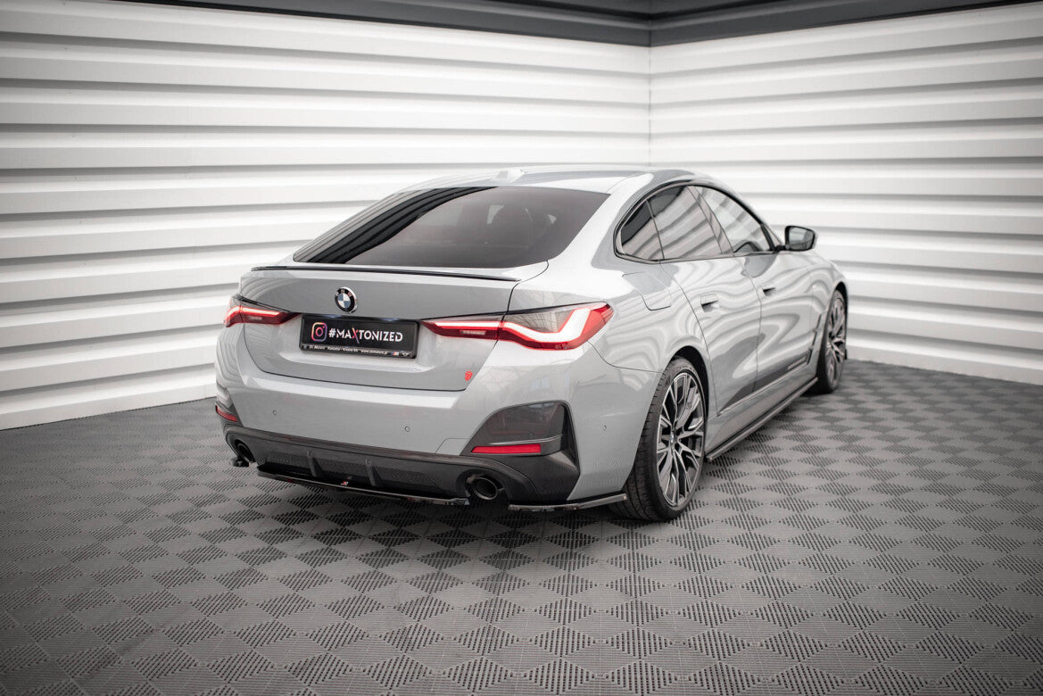 Diffusor Flaps V.1 passend für BMW 4er Gran Coupe M-Paket G26 schwarz Hochglanz