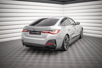 Diffusor Flaps V.1 passend für BMW 4er Gran Coupe M-Paket G26 schwarz Hochglanz