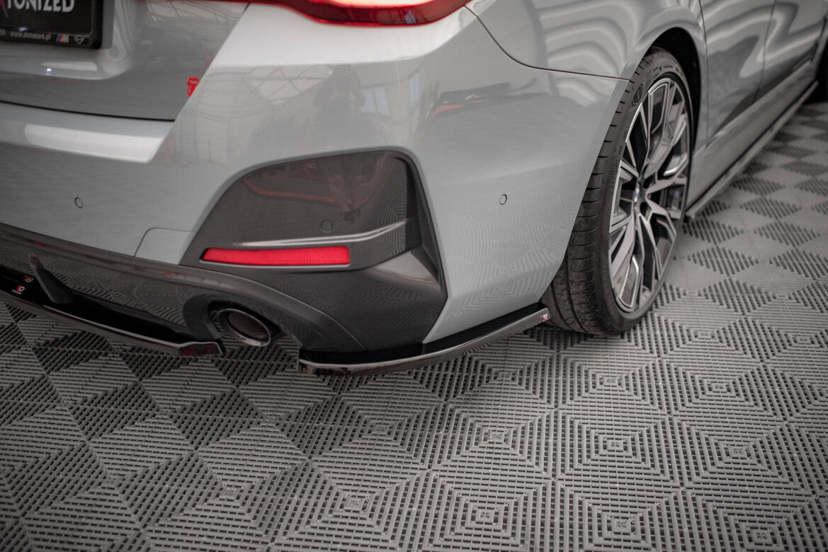 Diffusor Flaps V.1 passend für BMW 4er Gran Coupe M-Paket G26 schwarz Hochglanz
