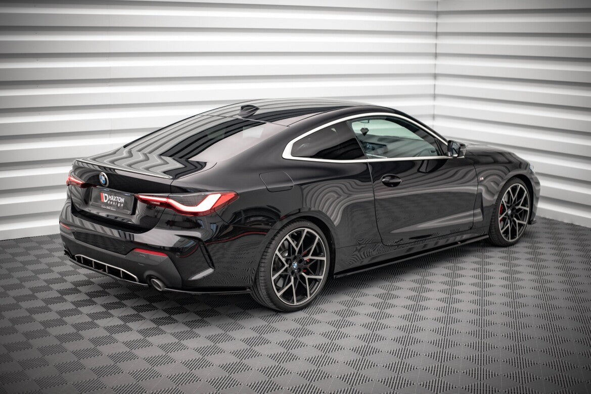 Diffusor Flaps V.1 passend für BMW 4er M-Paket G22 / G23 / G22 FL / G23 FL schwarz Hochglanz