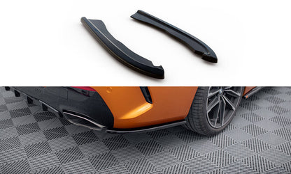 Diffusor Flaps V.1 passend für BMW 4er M440i G22 / G23 / G22 FL / G23 FL schwarz Hochglanz