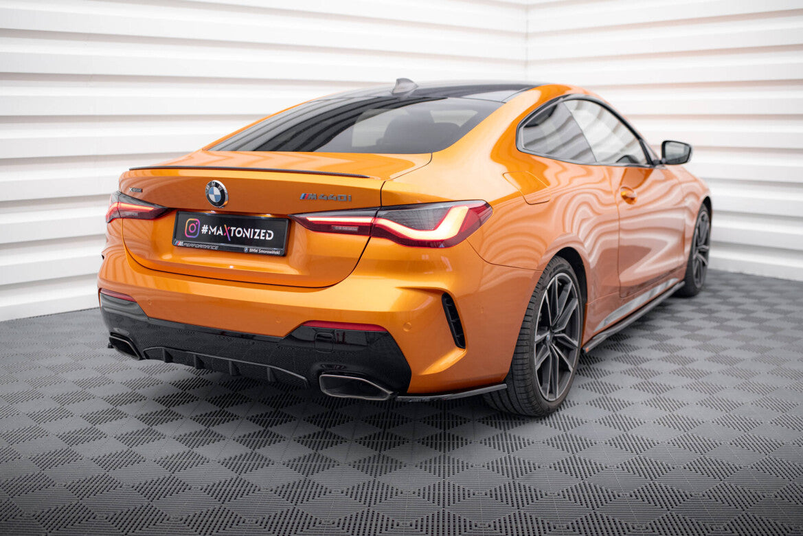 Diffusor Flaps V.1 passend für BMW 4er M440i G22 / G23 / G22 FL / G23 FL schwarz Hochglanz