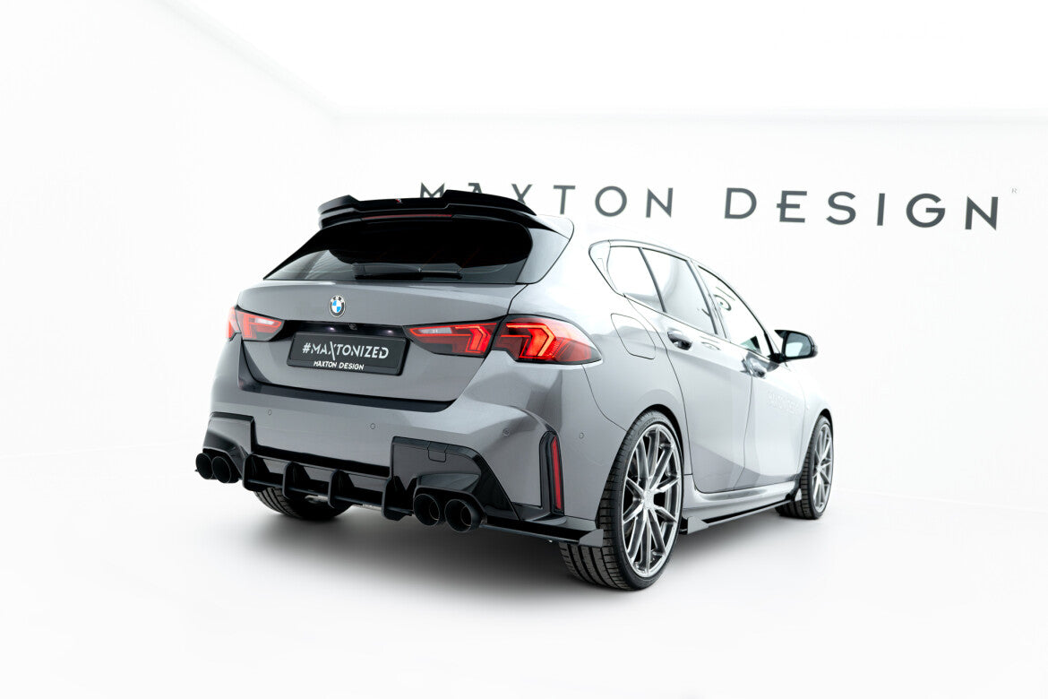 Diffusor Flaps V.1 passend für BMW M135i F70 schwarz Hochglanz