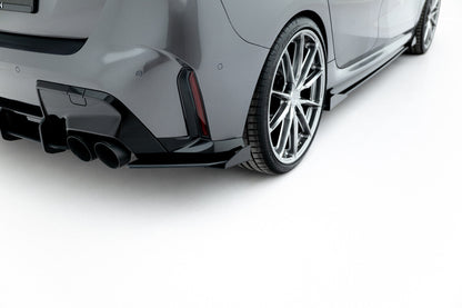 Diffusor Flaps V.1 passend für BMW M135i F70 schwarz Hochglanz