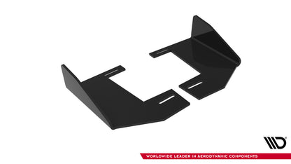 Diffusor Flaps V.1 passend für BMW M135i F70 schwarz Hochglanz