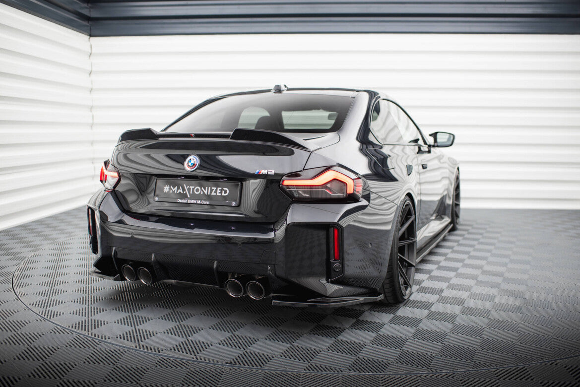 Diffusor Flaps V.1 passend für BMW M2 G87 schwarz Hochglanz