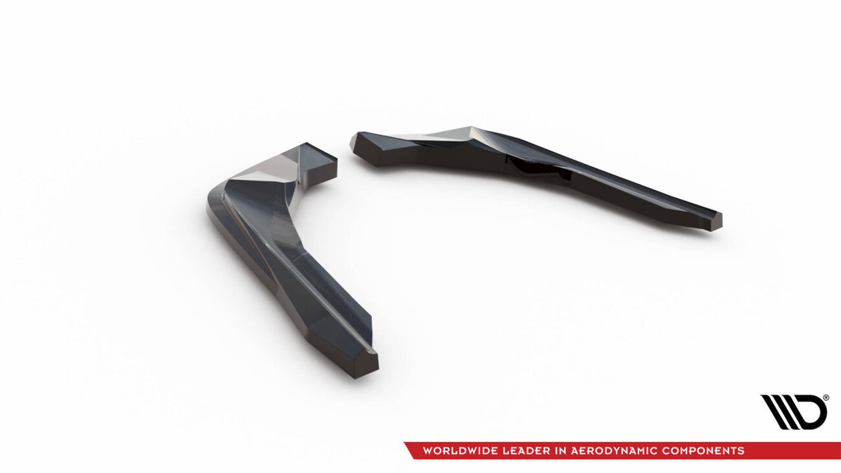 Diffusor Flaps V.1 passend für BMW M2 G87 schwarz Hochglanz