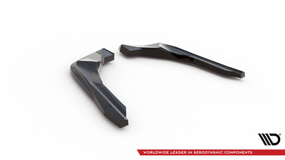 Diffusor Flaps V.1 passend für BMW M2 G87 schwarz Hochglanz