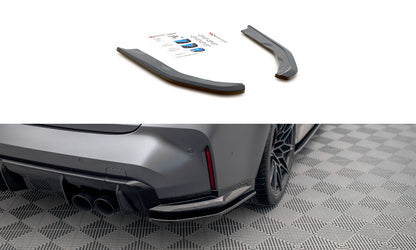 Diffusor Flaps V.1 passend für BMW M3 Limousine / Touring G80 / G81 schwarz Hochglanz