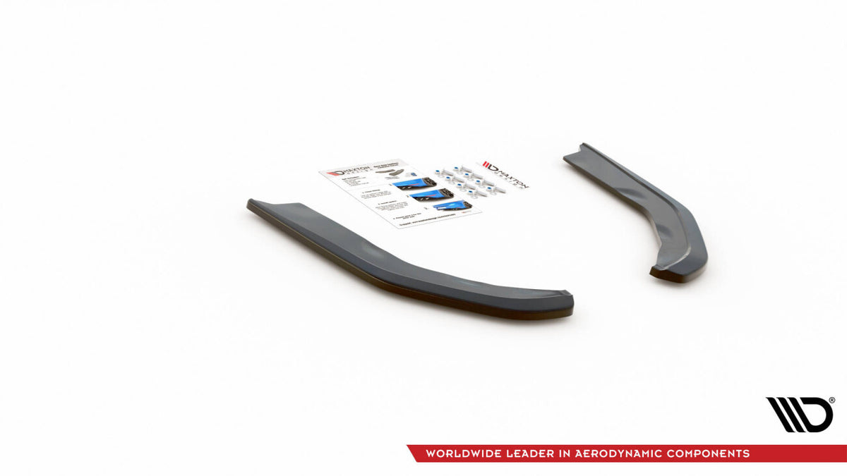 Diffusor Flaps V.1 passend für BMW M3 Limousine / Touring G80 / G81 schwarz Hochglanz