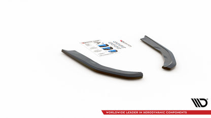 Diffusor Flaps V.1 passend für BMW M3 Limousine / Touring G80 / G81 schwarz Hochglanz
