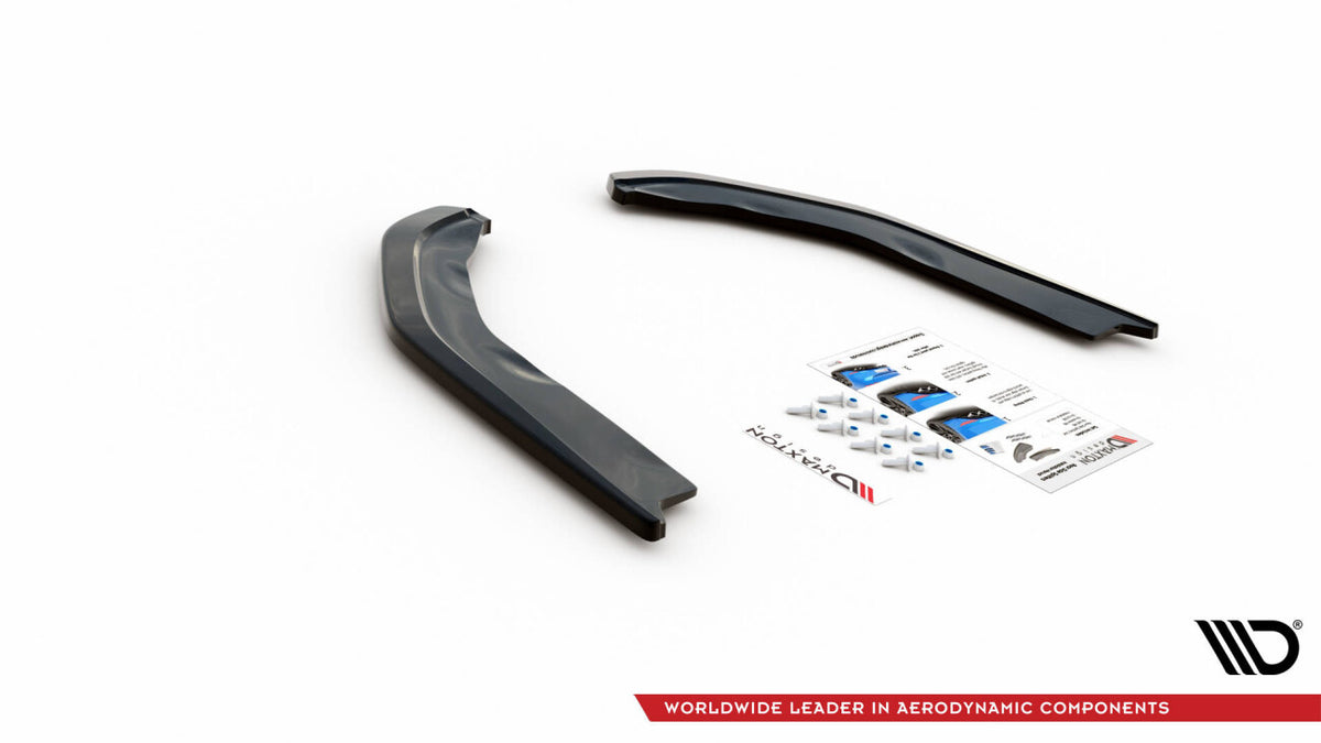 Diffusor Flaps V.1 passend für BMW M3 Limousine / Touring G80 / G81 schwarz Hochglanz