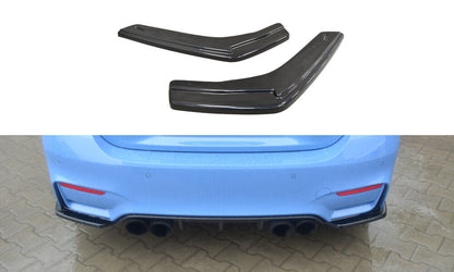 Diffusor Flaps V.1 passend für BMW M4 F82 schwarz Hochglanz