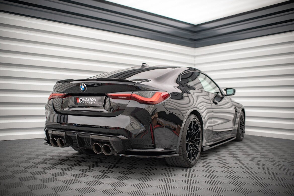 Diffusor Flaps V.1 passend für BMW M4 G82 / G82 FL schwarz Hochglanz