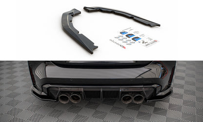 Diffusor Flaps V.1 passend für BMW M4 G82 / G82 FL schwarz Hochglanz