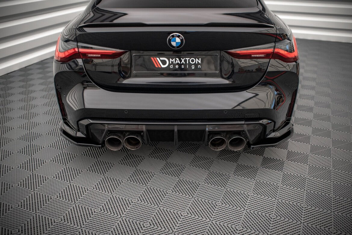 Diffusor Flaps V.1 passend für BMW M4 G82 / G82 FL schwarz Hochglanz