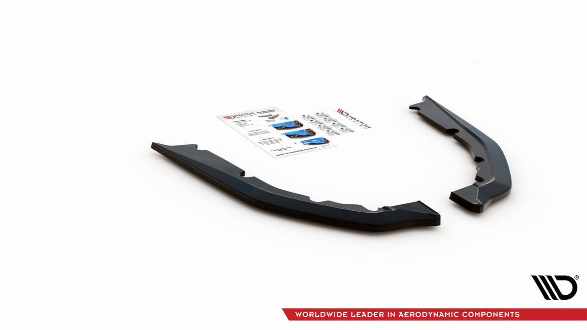 Diffusor Flaps V.1 passend für BMW M4 G82 / G82 FL schwarz Hochglanz