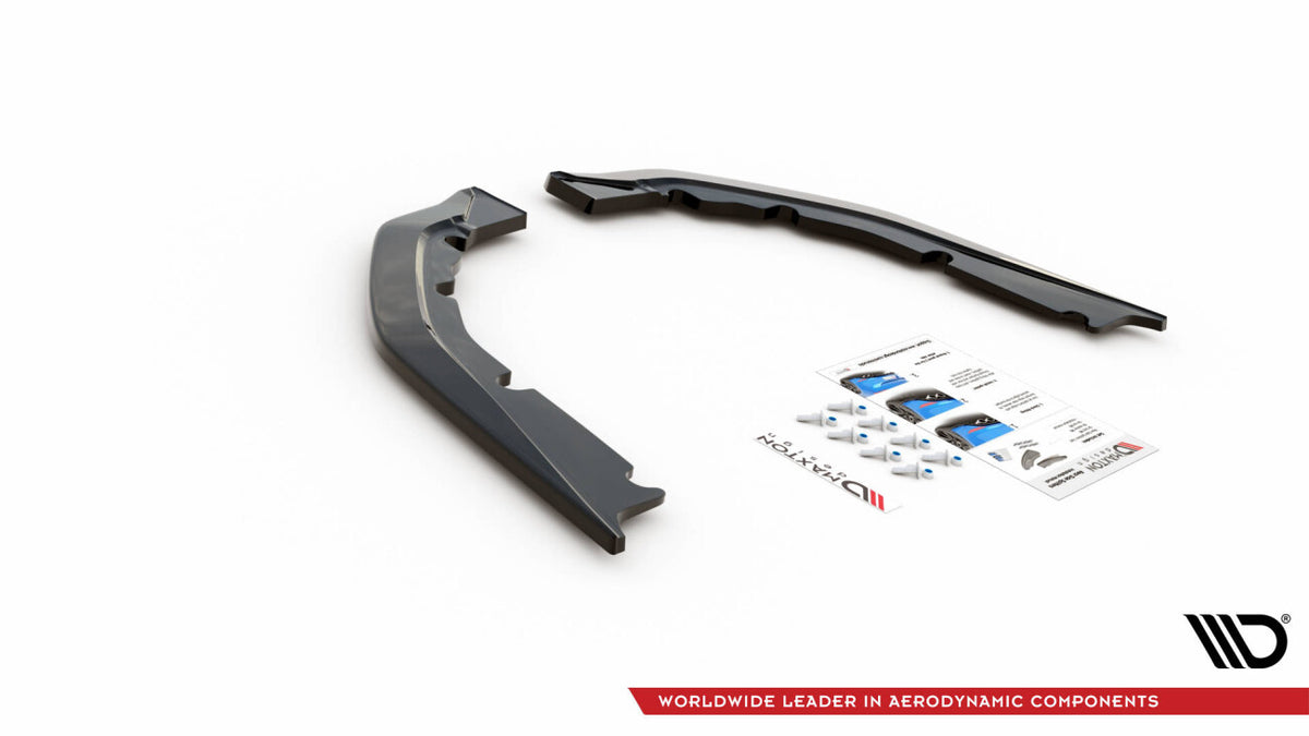 Diffusor Flaps V.1 passend für BMW M4 G82 / G82 FL schwarz Hochglanz