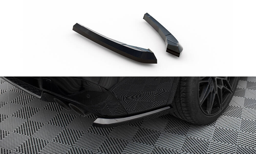 Diffusor Flaps V.1 passend für BMW X3 M F97 / F97 FL schwarz Hochglanz