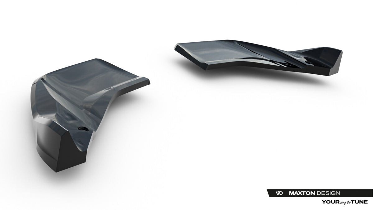 Diffusor Flaps V.1 passend für Cupra Leon Hatchback Mk1 Facelift schwarz Hochglanz