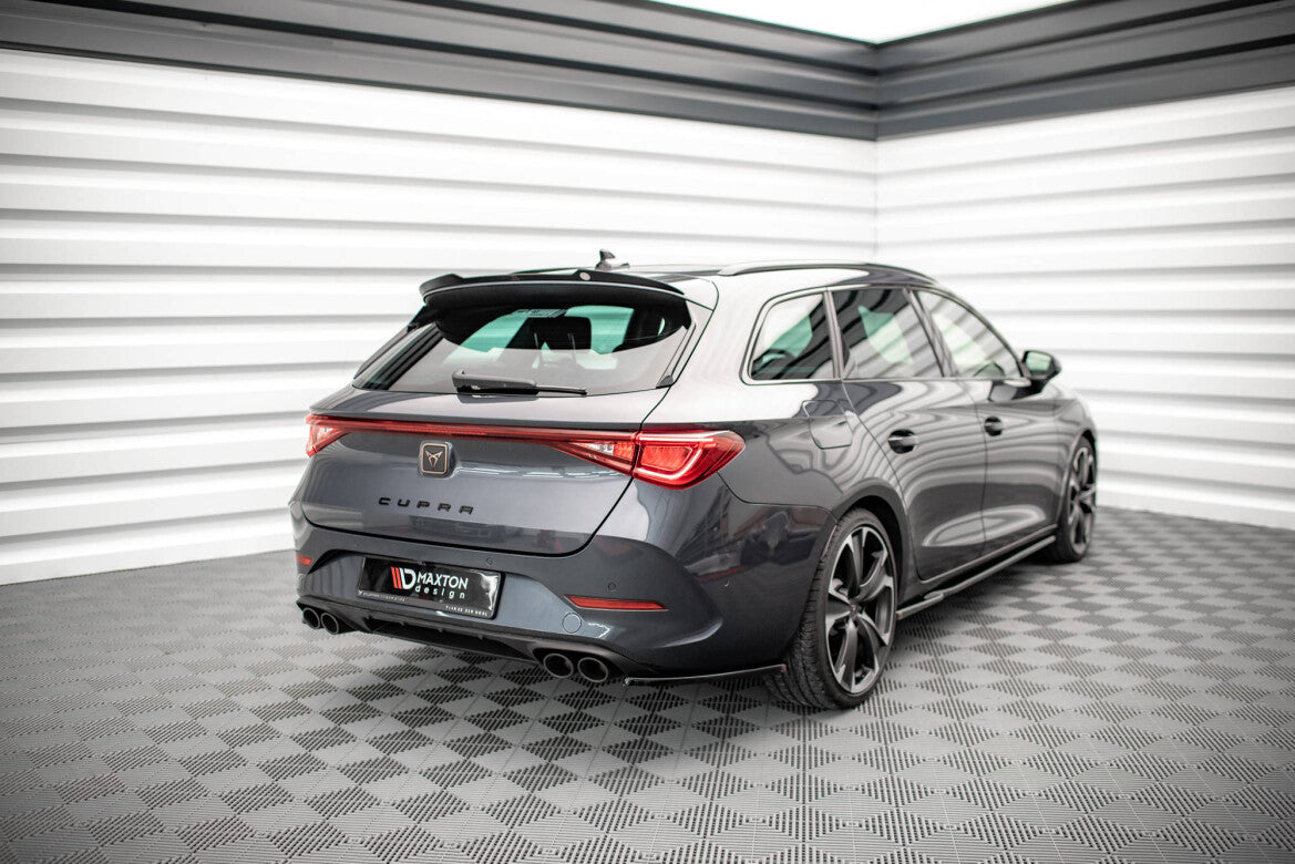 Diffusor Flaps V.1 passend für CUPRA Leon ST Mk1 FL schwarz Hochglanz