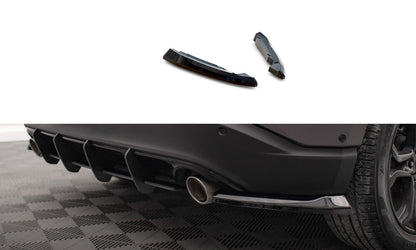 Diffusor Flaps V.1 passend für Ford Edge Mk2 schwarz Hochglanz