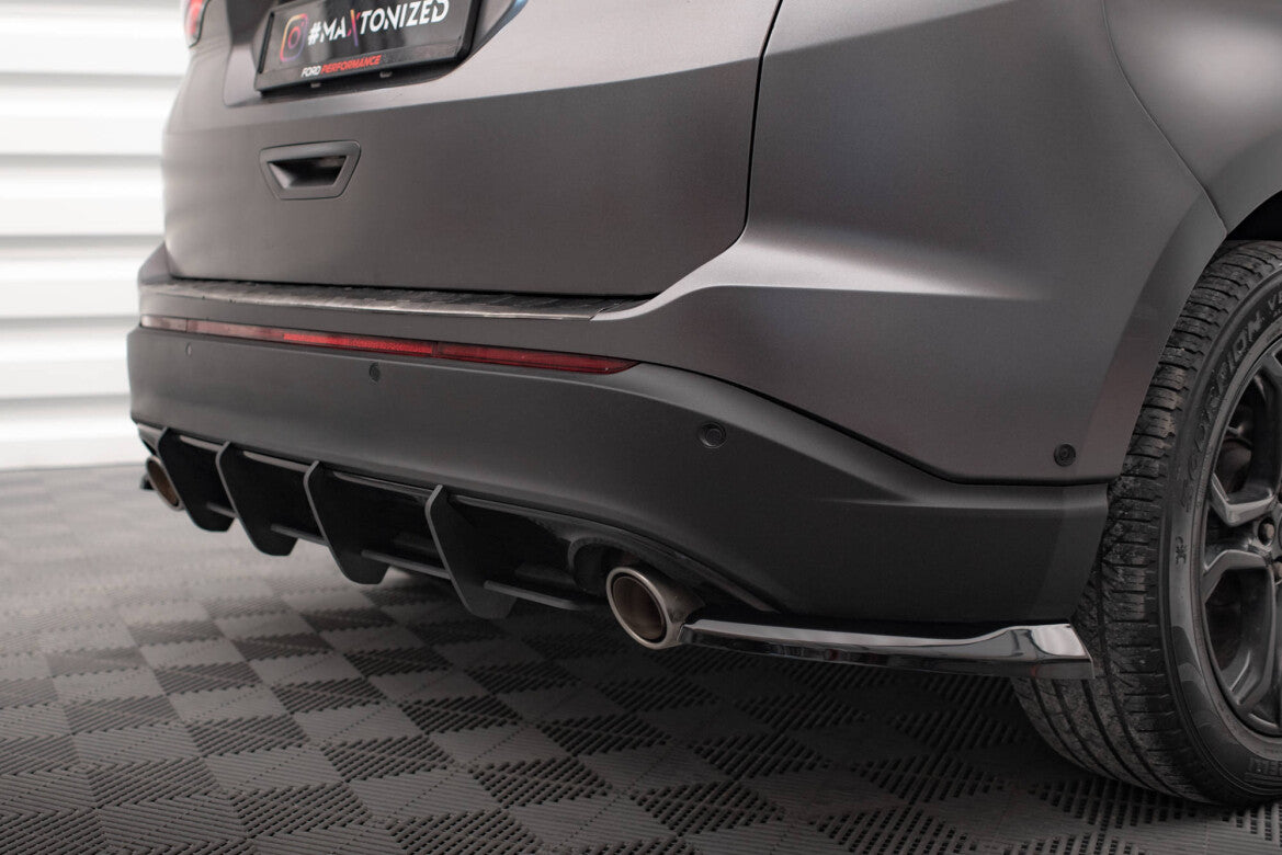 Diffusor Flaps V.1 passend für Ford Edge Mk2 schwarz Hochglanz