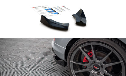 Diffusor Flaps V.1 passend für Ford Fiesta ST Mk8 schwarz Hochglanz