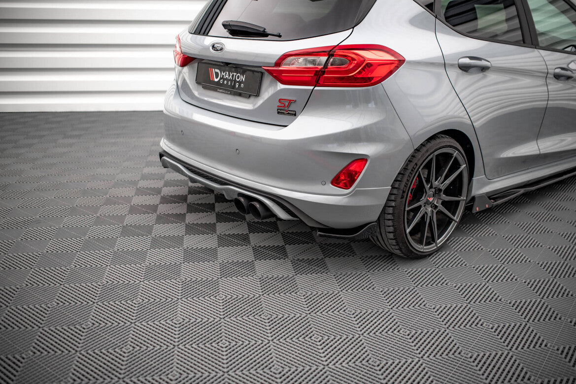Diffusor Flaps V.1 passend für Ford Fiesta ST Mk8 schwarz Hochglanz