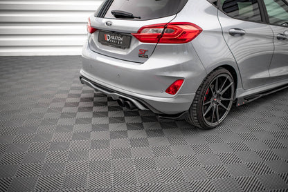 Diffusor Flaps V.1 passend für Ford Fiesta ST Mk8 schwarz Hochglanz