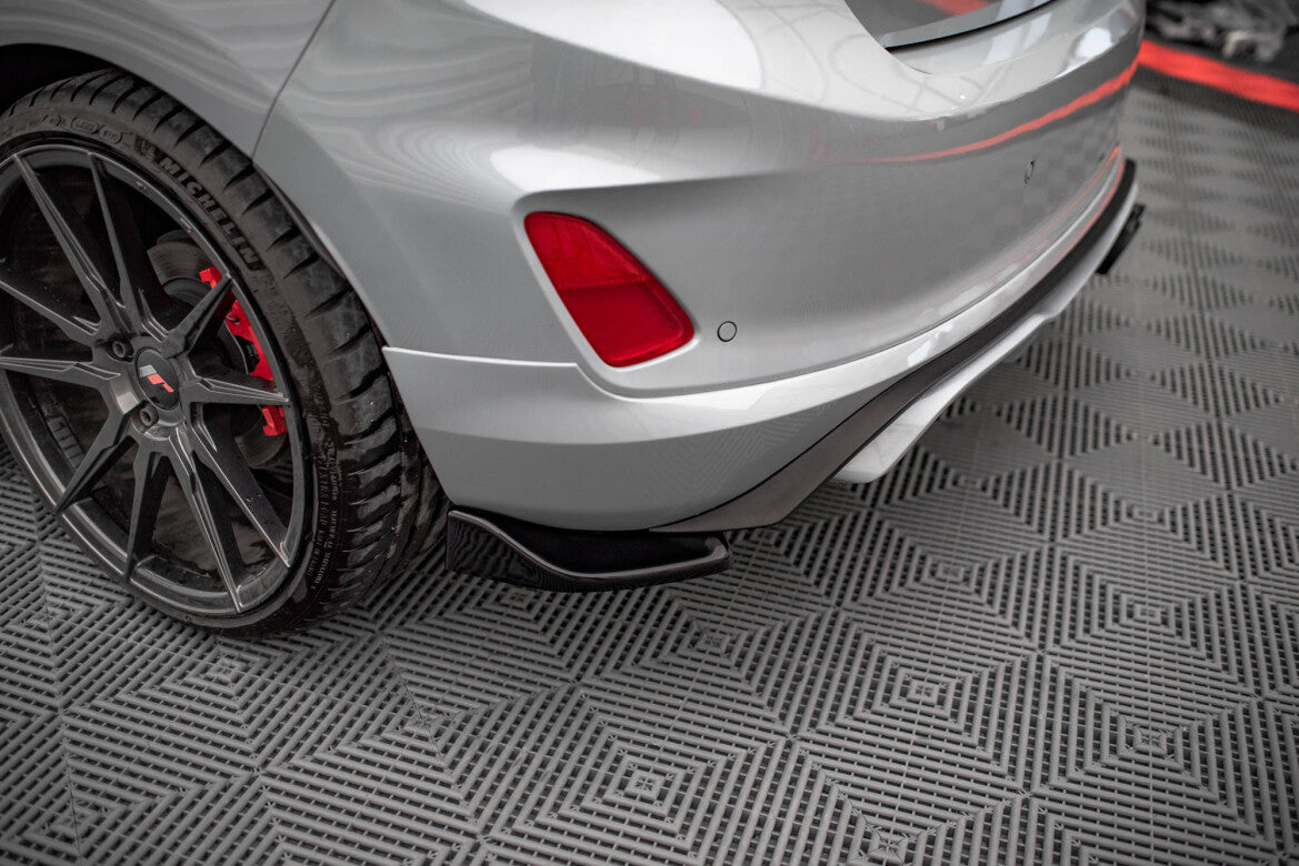 Diffusor Flaps V.1 passend für Ford Fiesta ST Mk8 schwarz Hochglanz