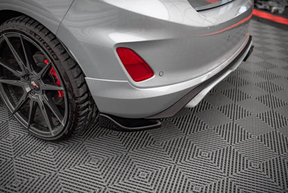 Diffusor Flaps V.1 passend für Ford Fiesta ST Mk8 schwarz Hochglanz