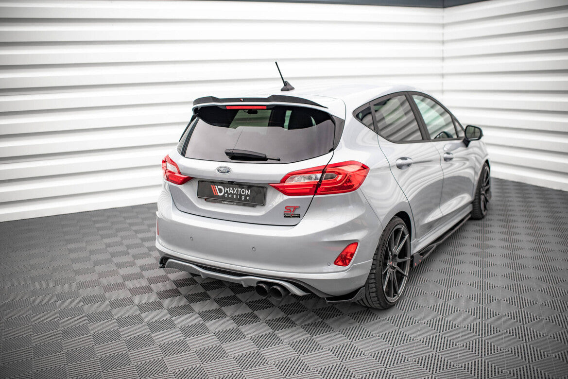 Diffusor Flaps V.1 passend für Ford Fiesta ST Mk8 schwarz Hochglanz