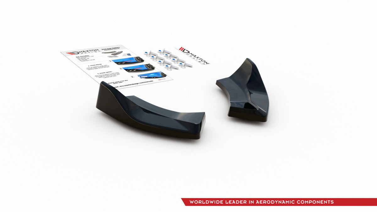 Diffusor Flaps V.1 passend für Ford Fiesta ST Mk8 schwarz Hochglanz