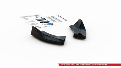 Diffusor Flaps V.1 passend für Ford Fiesta ST Mk8 schwarz Hochglanz